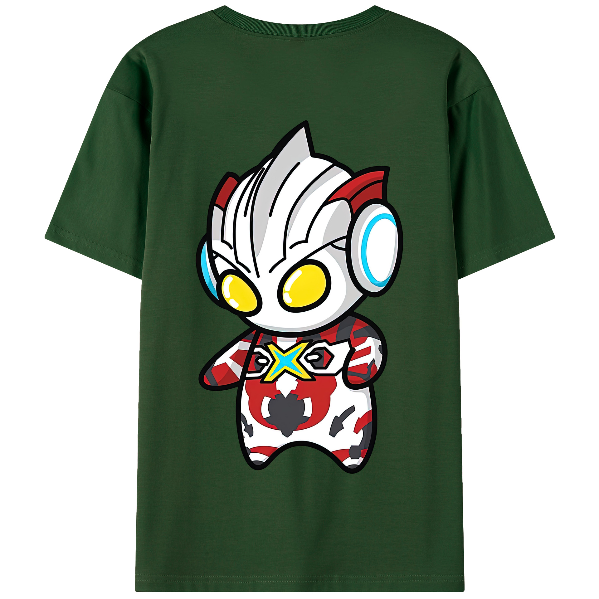 （画像用） ウルトラマン Ultraman 綿100％半袖Tシャツ（背面プリント）